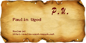 Paulin Ugod névjegykártya